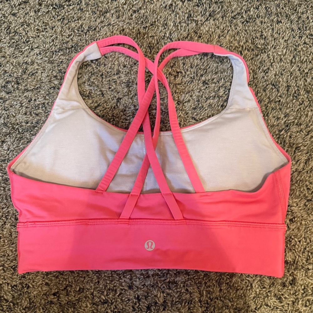Lululemon Athletica Vibrant Pink Sports Bra - Picture 2 of 4